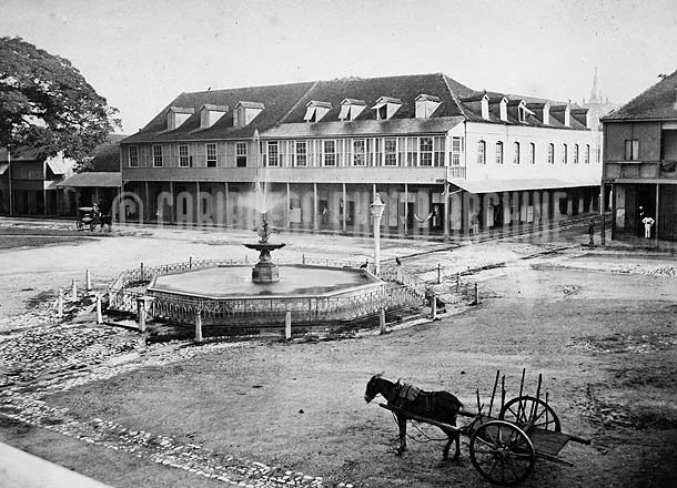 Town Square, Bridgetown, Barbados, c1880