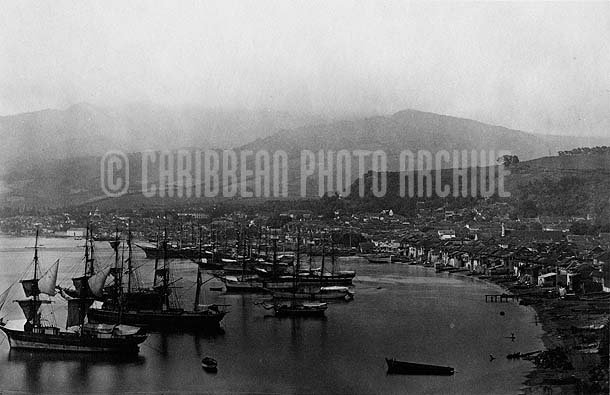 Port of Spain,Trinidad, 1890, Photograph by Felix Morin